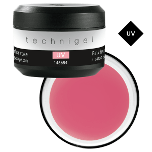 Gel de construcción UV/LED  Duro - Transparente Rosa 50 g