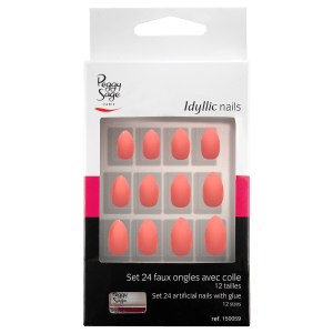 Set 24 uñas artificiales Idyllic nails pink stiletto