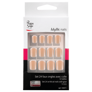 Set 24 uñas artificiales Idyllic nails French fine