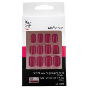 Set 24 uñas artificiales Idyllic nails - fuchsia