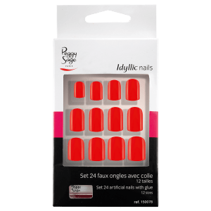 Set 24 uñas artificiales Idyllic nails - corail