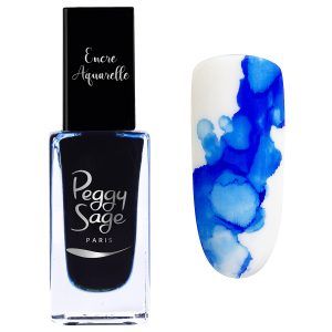Tinta acuarela para uñas Blue 973 - 10 ml