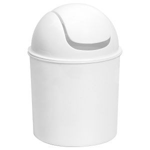 Cubo de basura de plástico para mesa