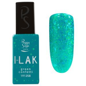 I-LAK summer 2023 purpurinas green confetti 11ml.