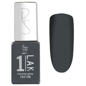 One-LAK 1-step gel polish intense gray - 5ml (DESCATALOGADO 2025)