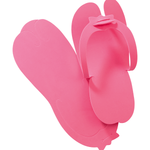 Zapatillas desechables (el par) rosa (DESCATALOGADO 2023)