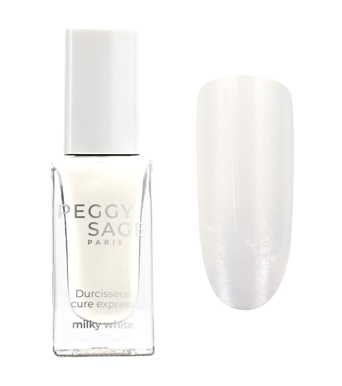 Endurecedor cura expres para uñas milky white 11ml.