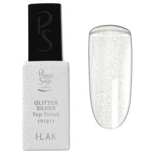 Top Coat Glitter silver  - 11ml