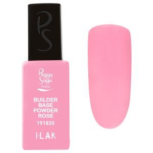 I-LAK gel polish Builder base Powder rose 11 ml (DESCATALOGADO 2025)