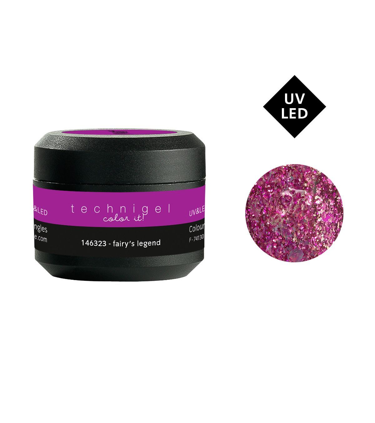 Gel UV/LED color para uñas fairy's legend 5 g (DESCATALOGADO 2026)
