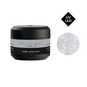 Gel UV/LED color para uñas glitter storm 5 g
