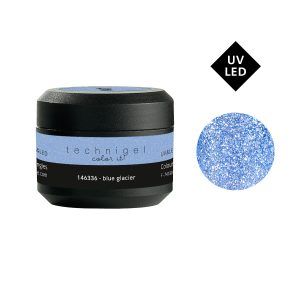 Gel UV/LED color para uñas blue glacier 5 g