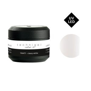 Gel UV/LEDcolor para uñas classy white 5 g