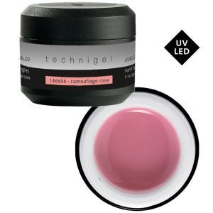 Gel de construcción UV/LED Duro - Camuflaje rosa 15 g