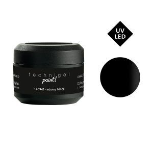 Gel de color paint ebony black para uñas UV/LED 5 g