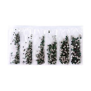 Adornos para uñas cristal - emerald