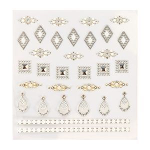Adornos adhesives para uñas jewel