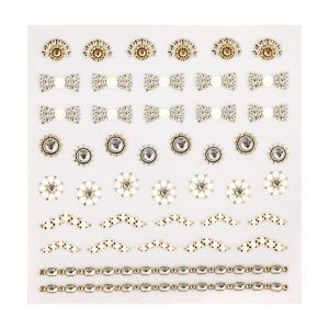 Adornos adhesives para uñas jewel