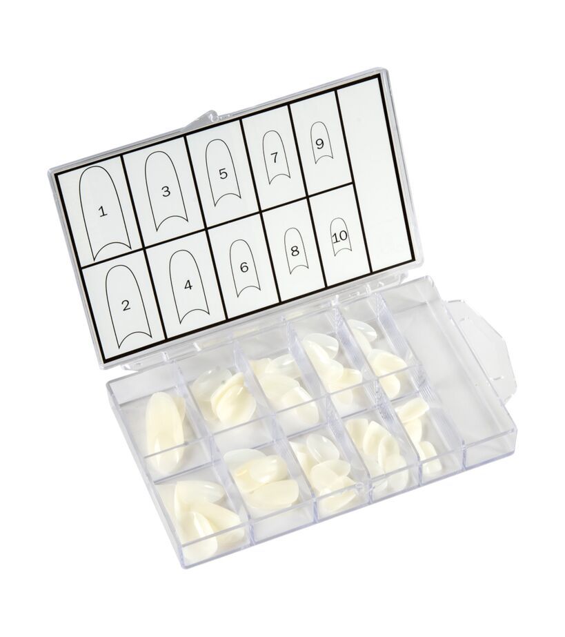 Set de 100 uñas artificiales
