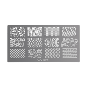 Placa de stamping nail art 3