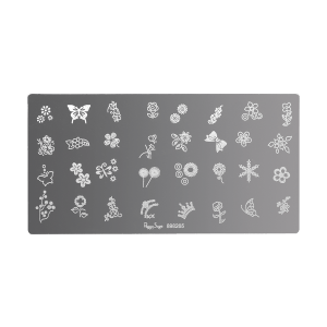 Placa de stamping nail art 5