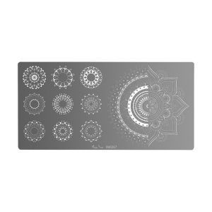 Placa de stamping nail art mandala