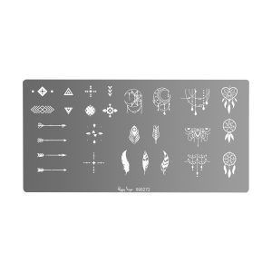 Placa de stamping nail art ethnic