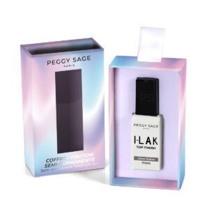 Estuche acabado semipermanente I-LAK TOP FINISH – silver flakes