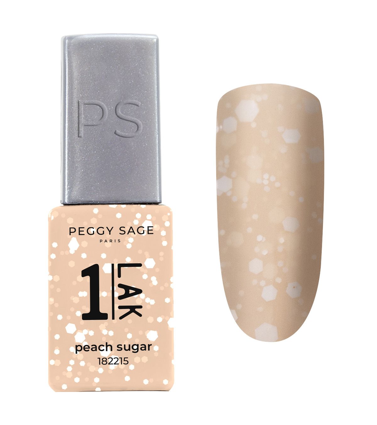 Esmalte semipermanente 3-en-1 - Peach Sugar